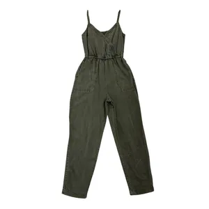 Abercrombie & Fitch One Piece Jumpsuit Army Green Romper Size Women's XS thumbnail 3
