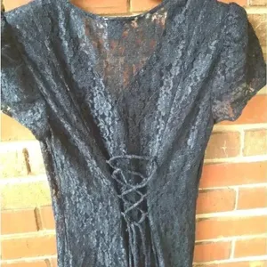 Siren vtg lace corset dress thumbnail 5