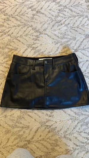 Hollister Leather Skirt thumbnail 6