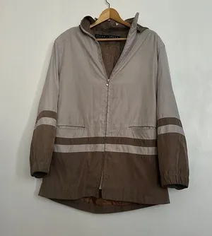 FLEET STREET Vintage Coat Tan and Brown. thumbnail 1