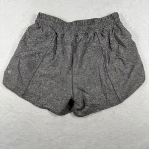 Lululemon Tracker Short V Heathered Black Gray Athletic Running Shorts Size‎ 12 thumbnail 7
