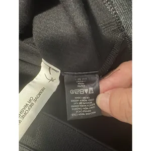 Ann Taylor Mid Rise Gray Fleece Like Trousers Pants Sz M thumbnail 9