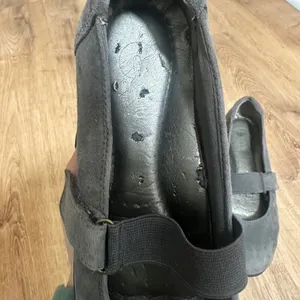 Easy Spirit | Woman's Gray Osheas Suede Leather Mary Jane Wedge Shoes, Size 6.5M thumbnail 6
