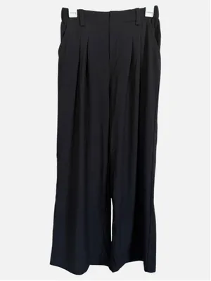 Size S (Petite) Halara High Waisted Plicated Side Pocket Wide Leg Waffle Pants thumbnail 3