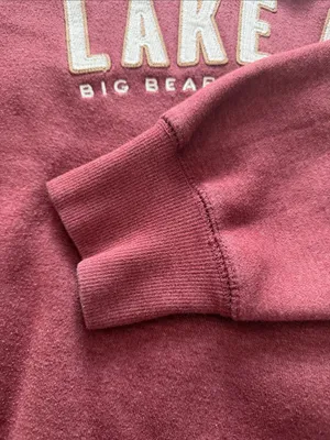 Artisan designed "Lake Life" crewneck sweatshirt by the clothing company size L thumbnail 5
