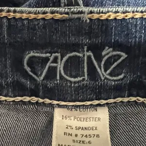 Cache Dark Blue Flare Jeans thumbnail 7