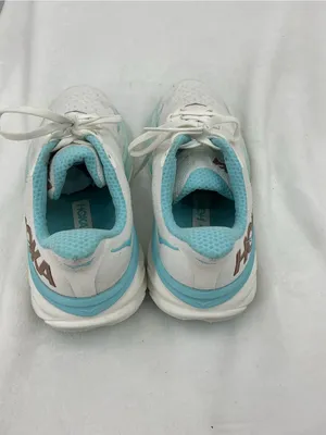 Hoka Clifton 9 Women's Running Shoes - White with Teal and Copper b71 thumbnail 4