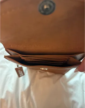 Tan purse bag leather Brown thumbnail 3