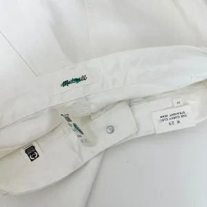Madewell The Curvy Cleo Straight Jean White Rigid Denim High Rise US 29 NWT thumbnail 11