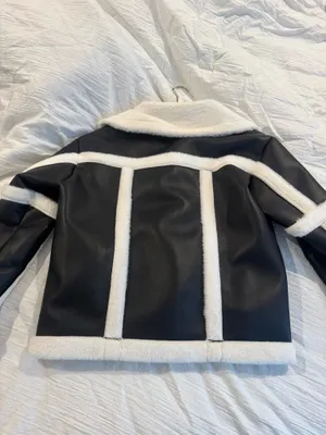 EDIKTED Black Leather Jacket thumbnail 3