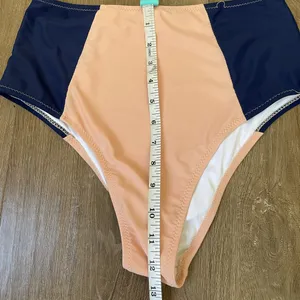 Cupshe Pink And Navy High Waisted Bikini Swimsuit ~ Women’s Size M thumbnail 13