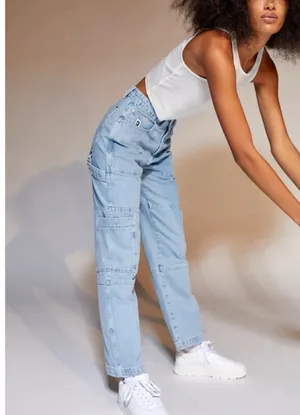 urban outfitters cargo jeans 24” thumbnail 6