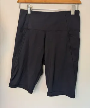 Gottex Black High Rise Biker Shorts With Pockets Women's Sz M thumbnail 1