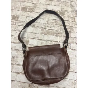 Ladies Vintage Handcrafted Leather‎ Shoulder Bag With Animal Clasp Deer? thumbnail 6