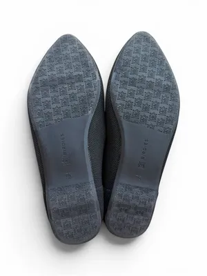 Birdies The Blackbird Flats Black Knit Heart Toe Size 7.5 Slip On Minimal Chic thumbnail 8