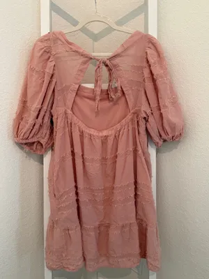 Altar’d State dusty rose mini dress thumbnail 5