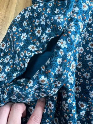 DIP Women’s 2X Blue Floral Tiered Sundress Boho Cottagecore thumbnail 7