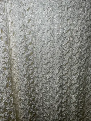 Brittany Black White Crochet Knit Oversized Tunic Top Size 2X thumbnail 2