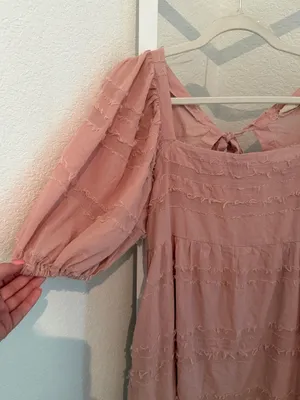 Altar’d State dusty rose mini dress thumbnail 2