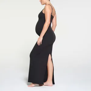 NWT Skims Fits Everybody Maternity Dress onyx Large thumbnail 3