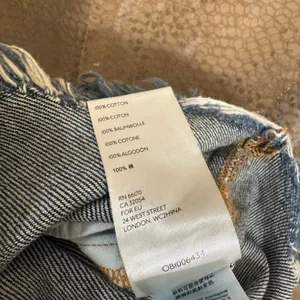 We The Free People Bailey Raw Hem Dark Blue Denim Mini Skirt Size 28 thumbnail 5