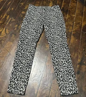 Banana Republic Sloan business casual leopard spot 0 slacks thumbnail 1