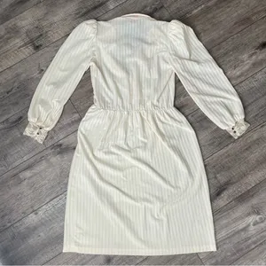 VINTAGE 1970s Edwardian Revival Dress thumbnail 12