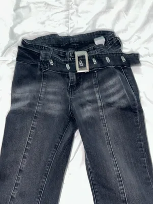 Black bootcut jeans  thumbnail 2