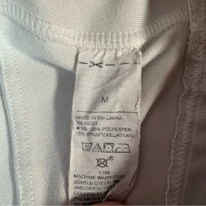 Old Navy White Racerback Crop Tank Top M thumbnail 9