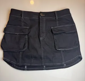 American‎ Threads Black Cargo Pocket Mini Skirt Size M thumbnail 1