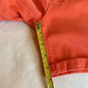 Kensie Orange Coral Cuffed Shorts thumbnail 4