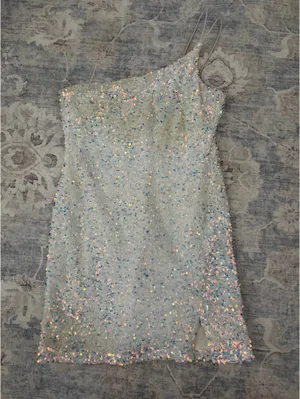 Windsor Mini Dress Sequin One-Shoulder Sparkle thumbnail 4