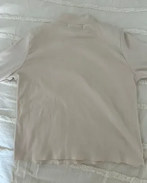 Versona off white cropped mock neck thumbnail 2