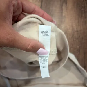 OFFLINE by Aerie OG Crop Flare Hi-Rise Leggings - Tan Beige - Women's Size XL thumbnail 4