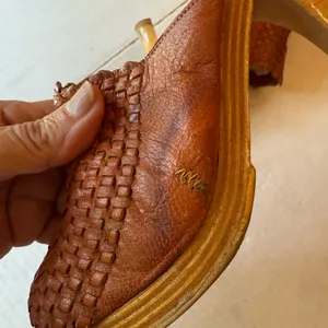 Vintage Nina Leather Mules thumbnail 8