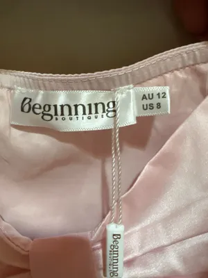 Beginning Boutique Joyce pink mini satin dress thumbnail 4