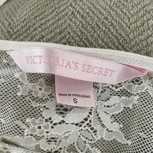Victoria's Secret stretchy sheer lace chemise ivory Small thumbnail 5