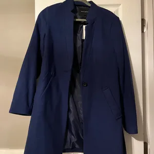 Banana Republic Royal Blue Pea Coat Small NWT New With Tags thumbnail 1