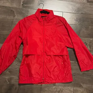 Rain Jacket Red Size M thumbnail 1