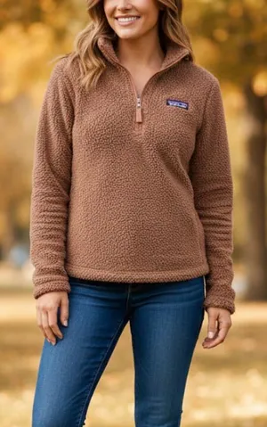 Patagonia Los Gatos Cozy Fleece Style 1/4 Zip Pullover Size Small thumbnail 1