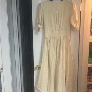 NWT Free People Love of My Life Midi Dress Lemon Sz XS thumbnail 4