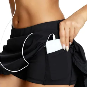 Queenieke Black Pleated Skirt thumbnail 2