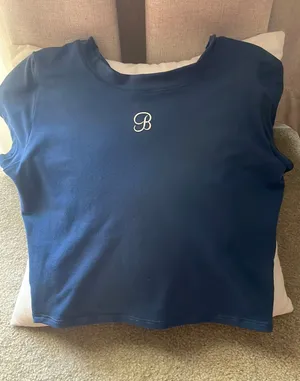 Bombshell Sportswear Navy blue top thumbnail 1