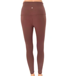 Crz Yoga Brown High Rise Pull On Stretch Comfy Athletic Workout Leggings Size XS thumbnail 3