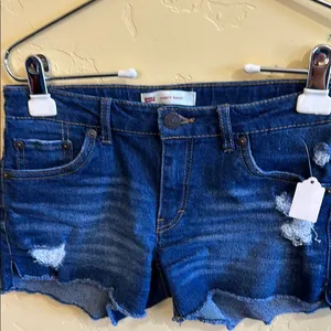 Levi's Distressed Denim Shorts thumbnail 1