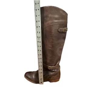 FRYE Goodyear Welt Leather Riding Boots Knee-High 77561 E-09 thumbnail 9
