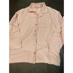 Lord‎ & Taylor Pink Linen Button-Down Shirt and pants Casual PJ'S B-213 thumbnail 2