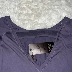 Calia By Carrie Underwood Elastic Back LS Top Color Cadet Size S P2P 16” NWT thumbnail 5