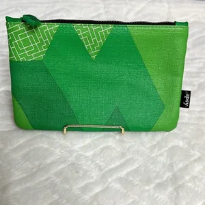Ipsy Tetris MakeUp Cosmetic Pouch Bag‎ Green thumbnail 10