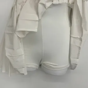 OFFLINE by Aerie Real Me Pleated Tennis Dress Small White Activewear Athleisure thumbnail 7